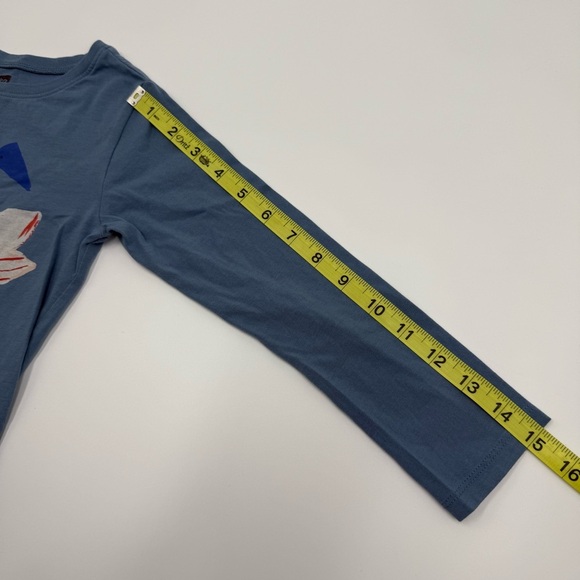 Tea Collection Girls Semper Augustus Tulips Tee Long Sleeve Shirt 5 Blue, Red - Picture 10 of 10